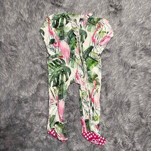 Little Bum Bums Bamboo Sleeper Flamingo Planets Baby Girl 0-3 Months